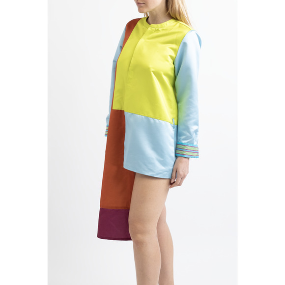 Alado Color Block Asymmetrical Jacket - Picture 3 of 6